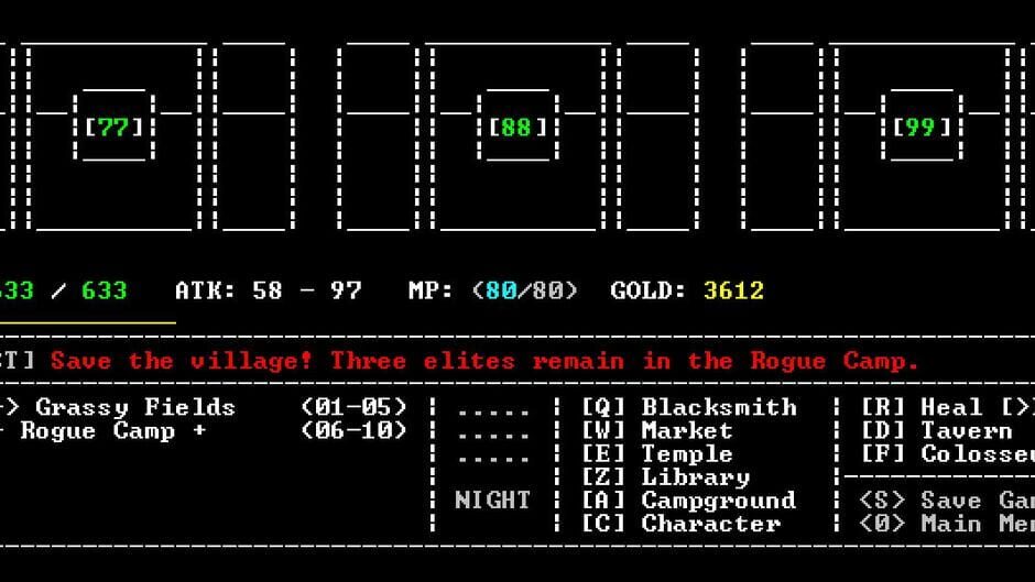 Capture de SanctuaryRPG: Black Edition