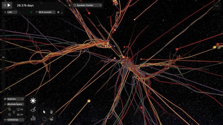 Capture d’Universe Sandbox Legacy