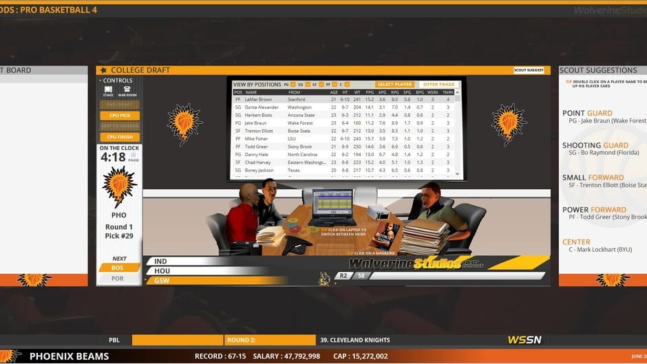 Capture de Draft Day Sports Pro Basketball 4