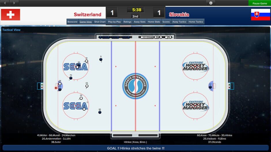 Capture d’Eastside Hockey Manager