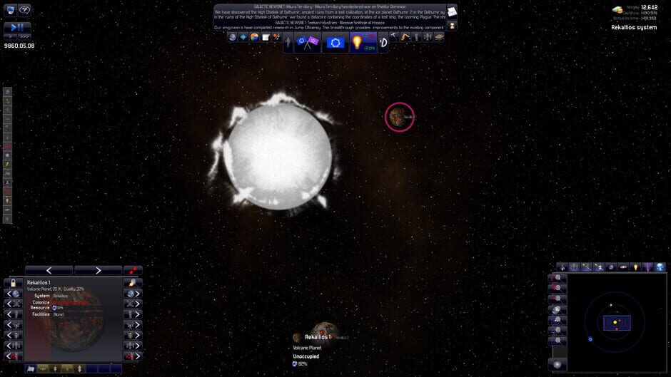 Capture de Distant Worlds: Universe