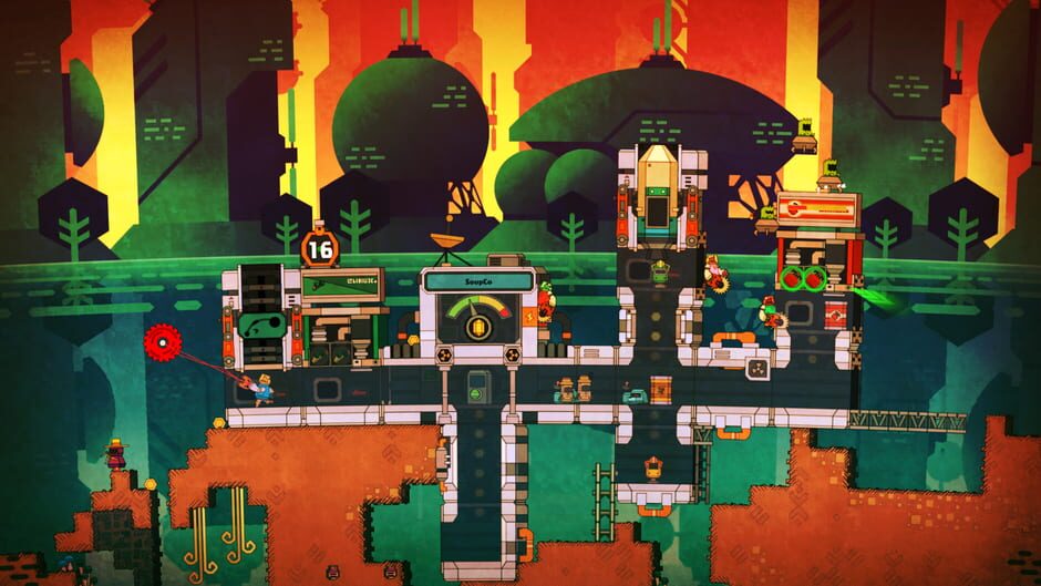 Capture de PixelJunk Nom Nom Galaxy