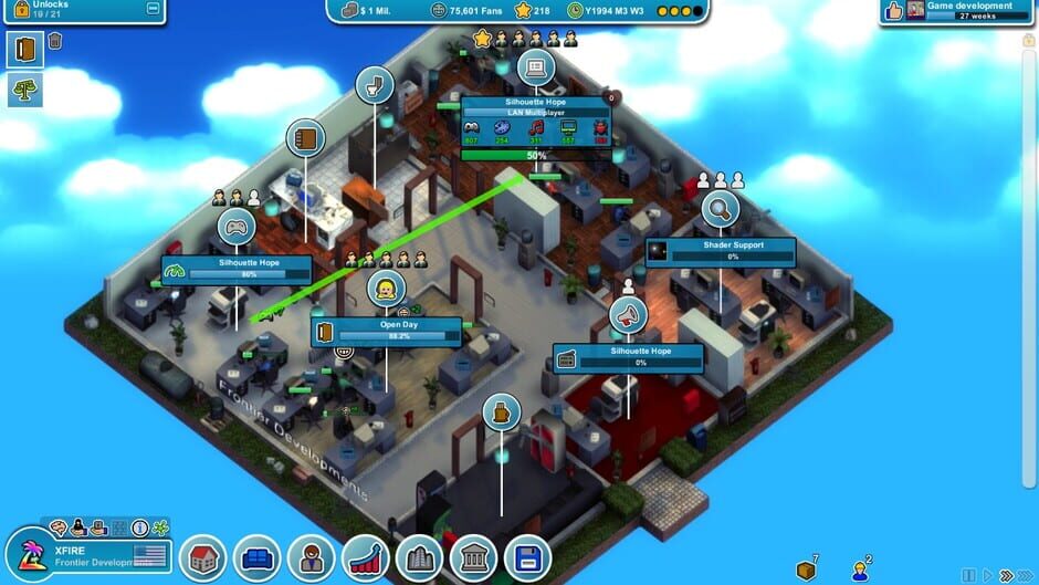 Capture de Mad Games Tycoon