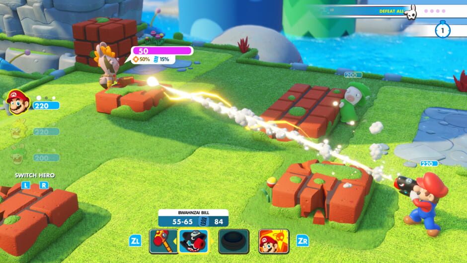 Capture de Mario + Rabbids Kingdom Battle