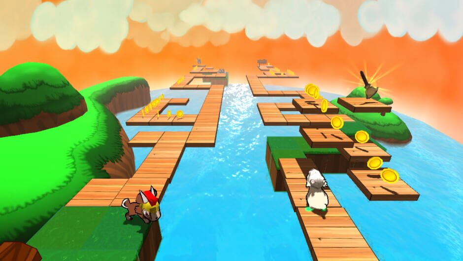 Capture de Goats on a Bridge