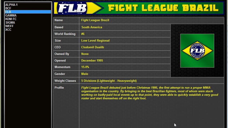 Capture de World of Mixed Martial Arts 3
