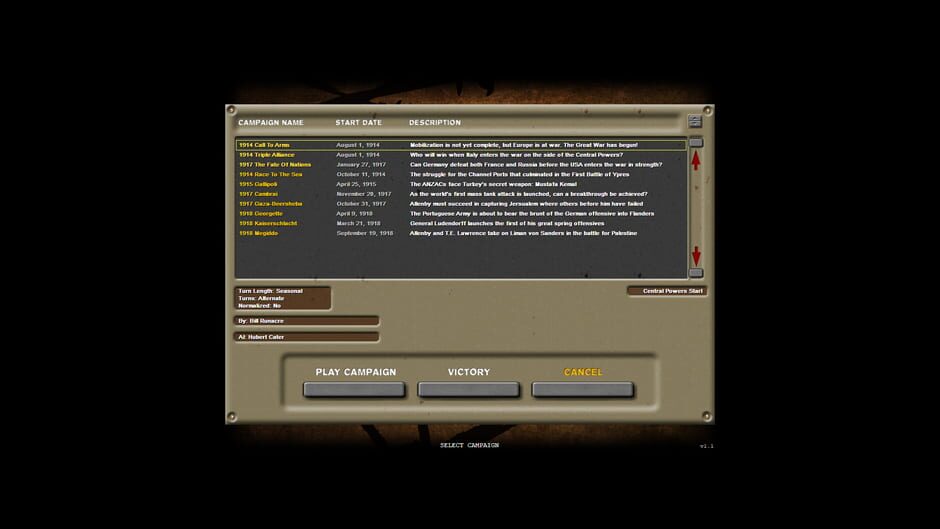 Capture de Strategic Command Classic: WWI