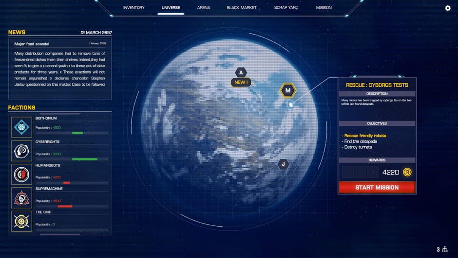 Capture de Robothorium