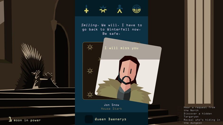 Capture de Reigns: Game of Thrones