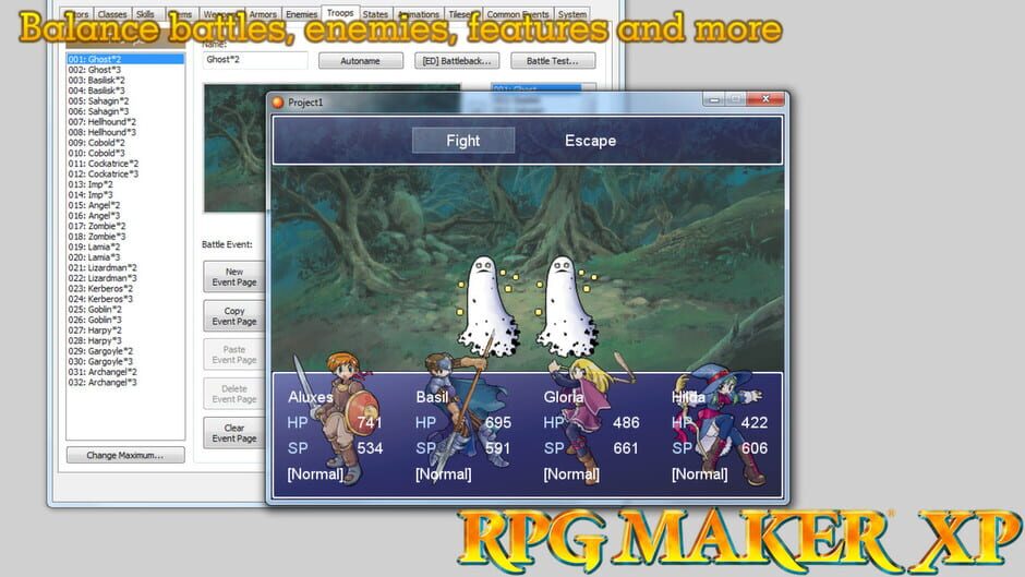 Capture de RPG Maker XP