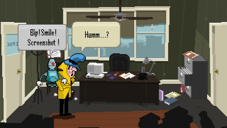 Capture de Detective Case and Clown Bot in: Murder in the Hotel Lisbon
