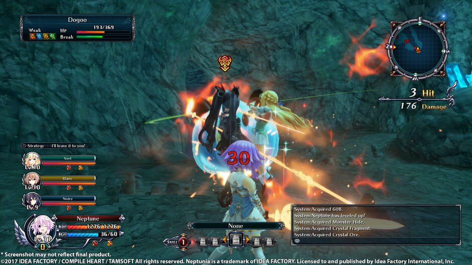 Capture de Cyberdimension Neptunia: 4 Goddesses Online