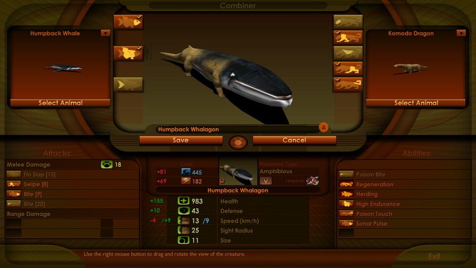 Capture d’Impossible Creatures