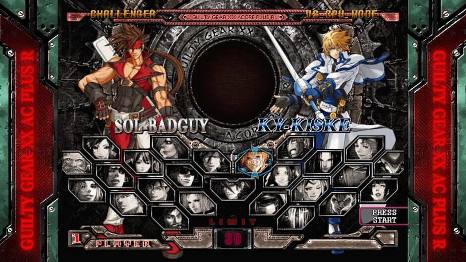 Capture de Guilty Gear XX Accent Core Plus R