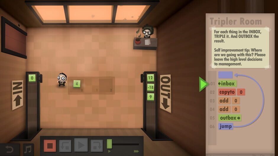 Capture de Human Resource Machine