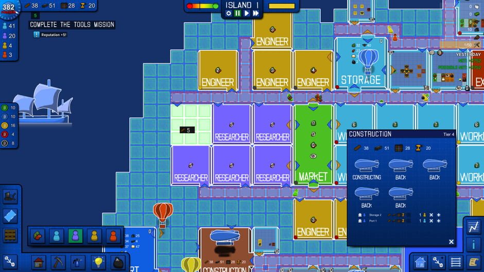 Capture de Blueprint Tycoon