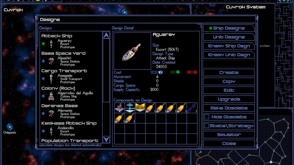 Capture de Space Empires IV Deluxe