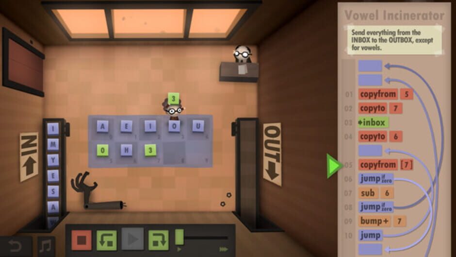 Capture de Human Resource Machine