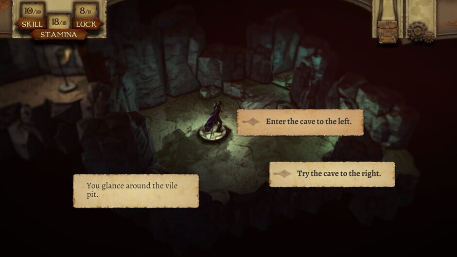Capture de The Warlock of Firetop Mountain