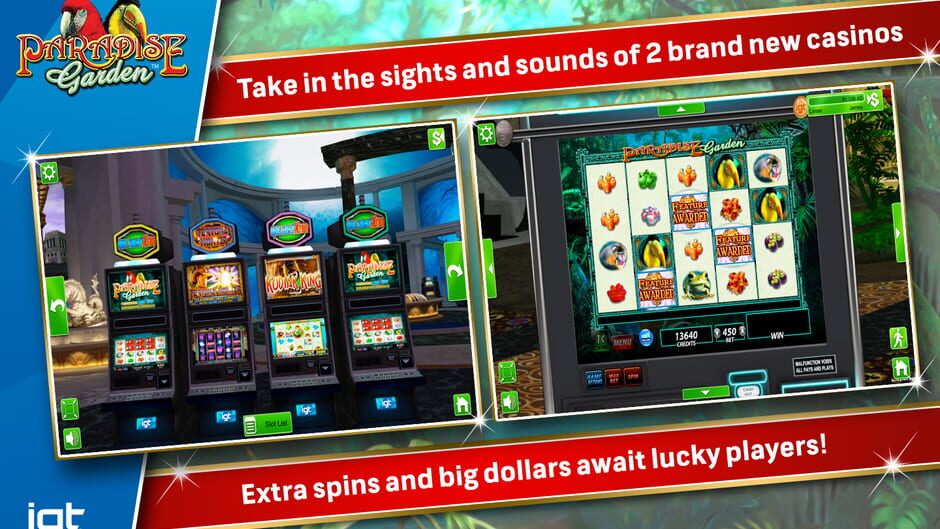 Capture d’IGT Slots Paradise Garden