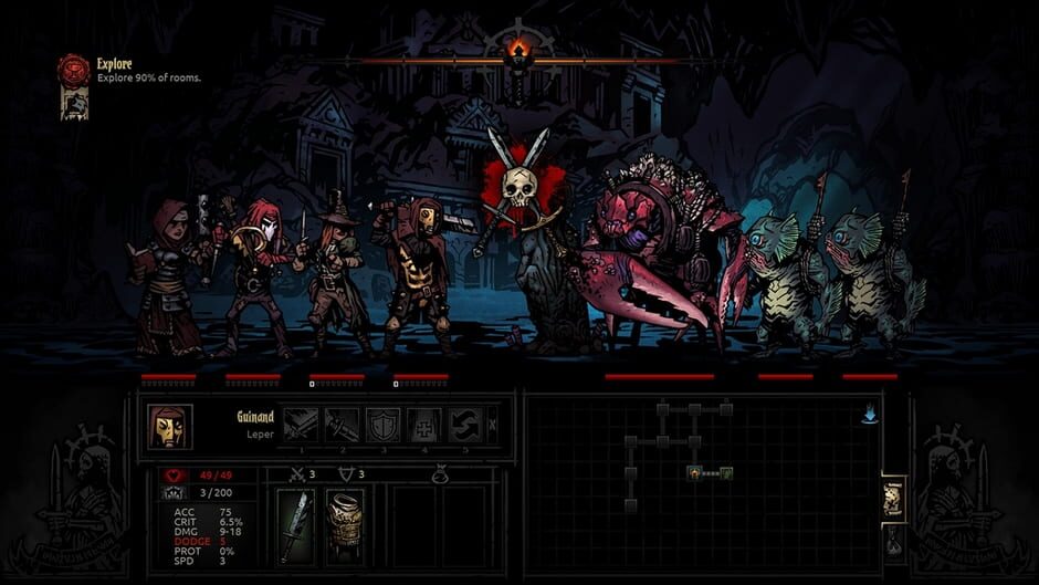 Capture de Darkest Dungeon