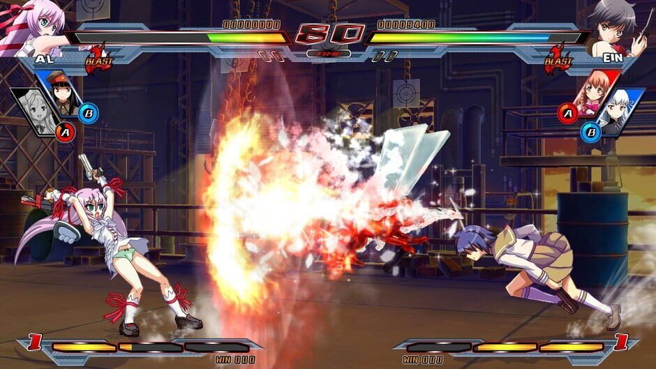Capture de Nitroplus Blasterz: Heroines Infinite Duel