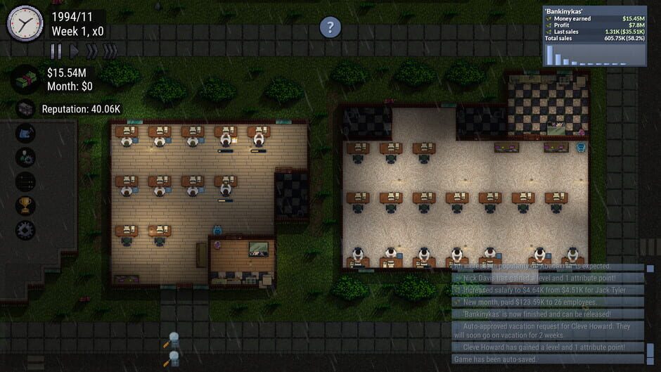 Capture de Game Dev Studio