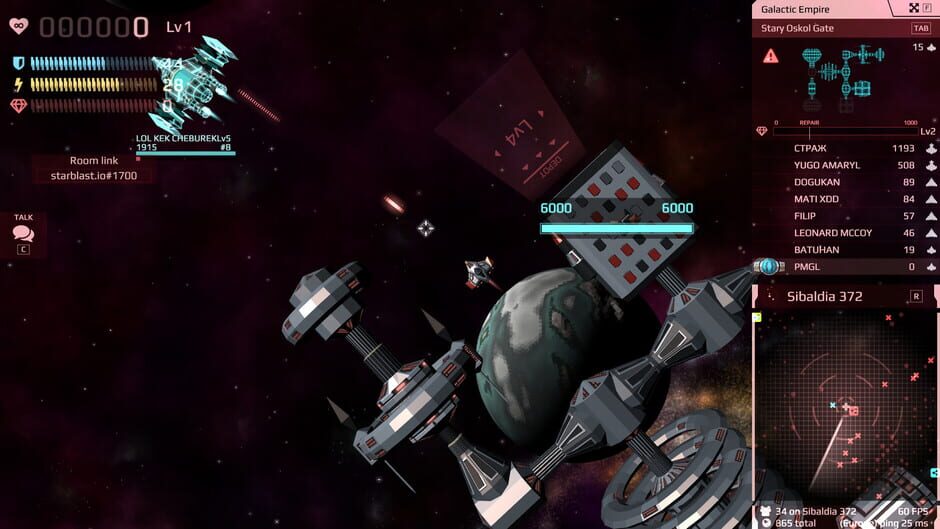 Capture de Starblast
