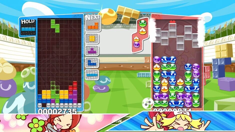 Capture de Puyo Puyo Tetris