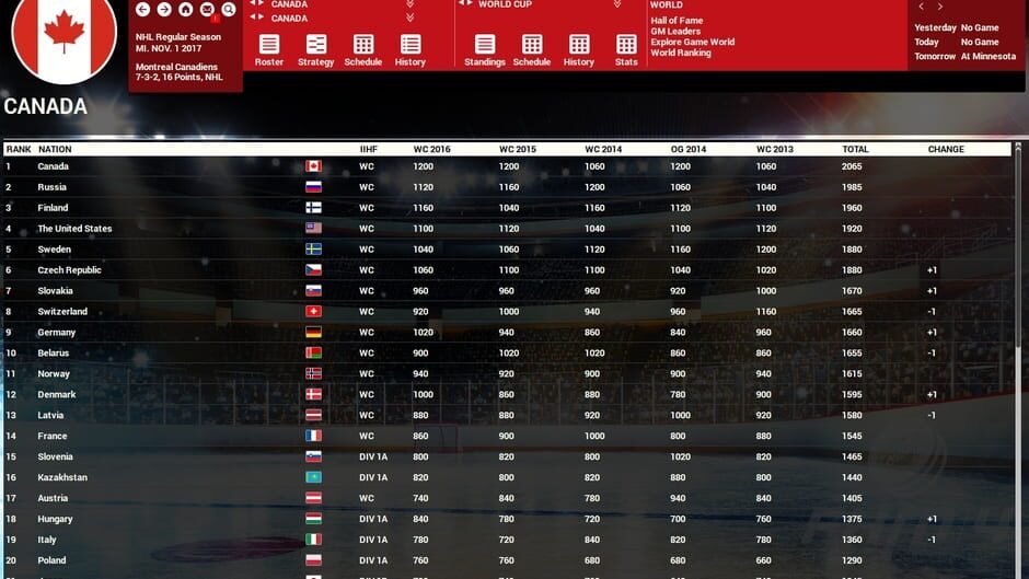 Capture de Franchise Hockey Manager 4