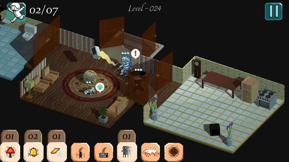 Capture de Poltergeist: A Pixelated Horror