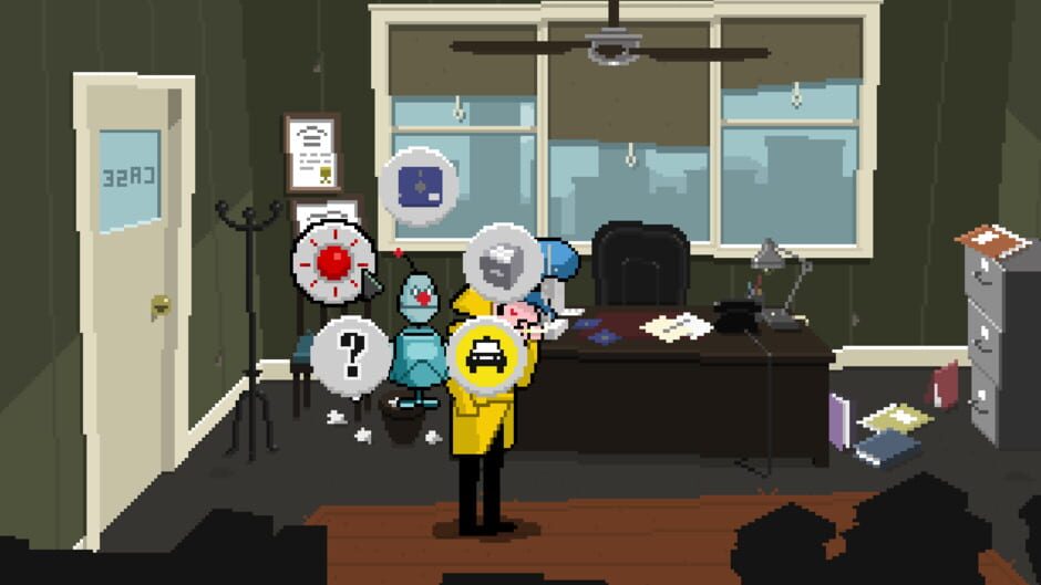 Capture de Detective Case and Clown Bot in: Murder in the Hotel Lisbon