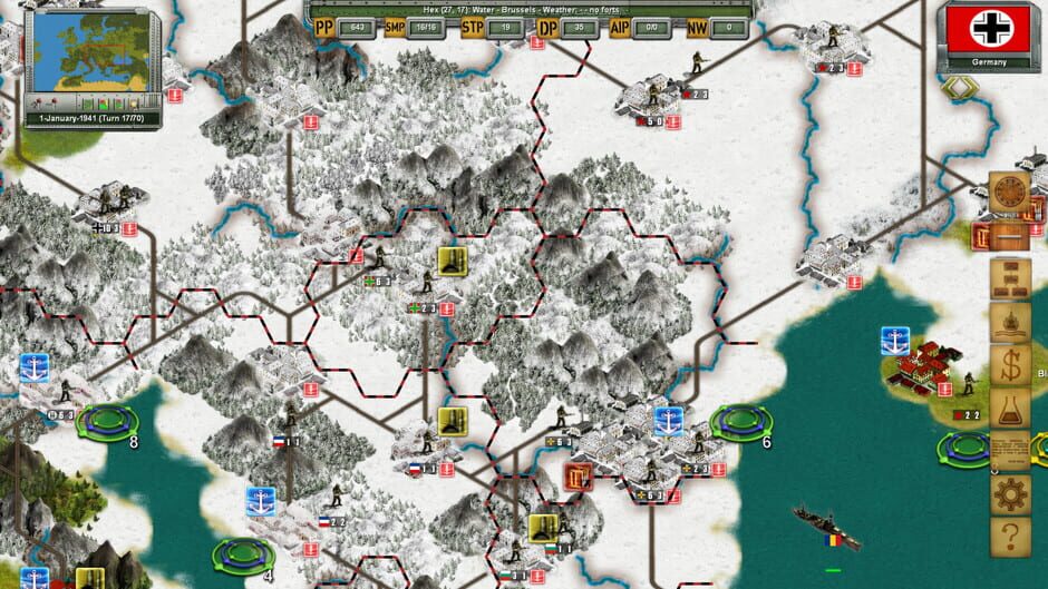 Capture de Strategic War in Europe