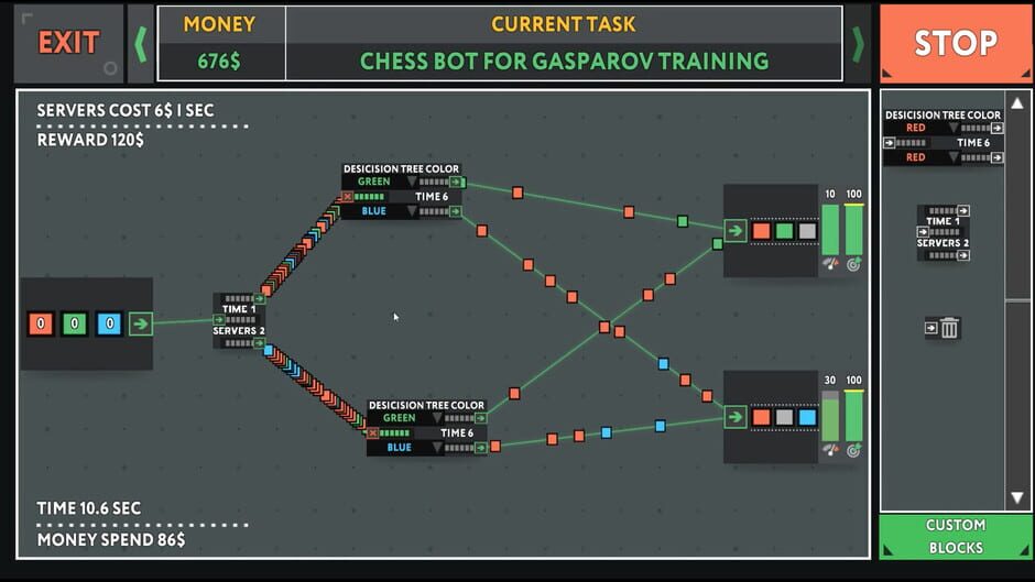 Capture de while True: learn()