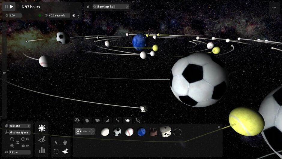 Capture d’Universe Sandbox Legacy