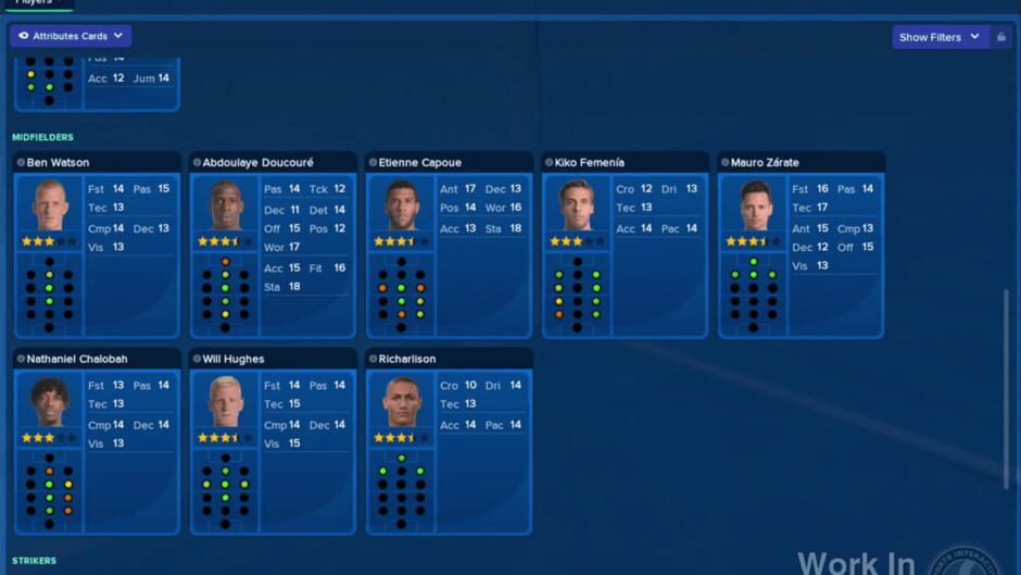 Capture de Football Manager 2018