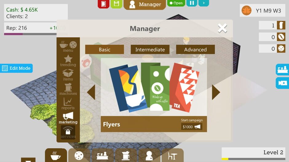 Capture de Coffee Shop Tycoon