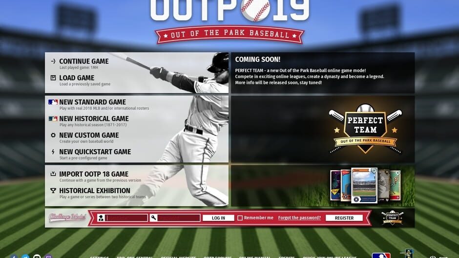 Capture d’Out of the Park Baseball 19