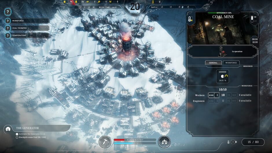 Capture de Frostpunk