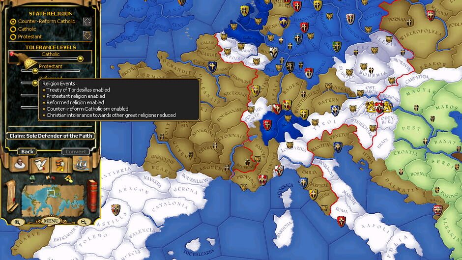 Capture de For The Glory: A Europa Universalis Game