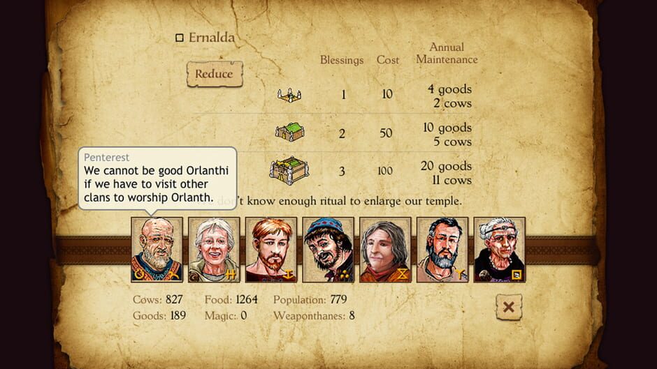Capture de King of Dragon Pass
