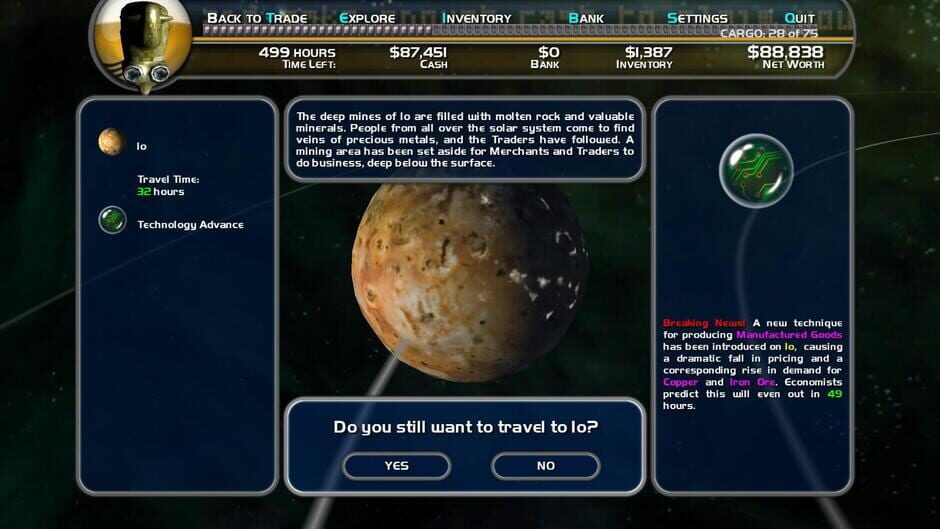 Capture de Space Trader: Merchant Marine
